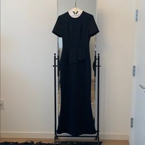 Black Halo Eve long black evening dress